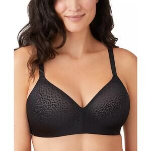 Wacoal Back Appeal Wire Free T-Shirt Bra Black Size 38DD